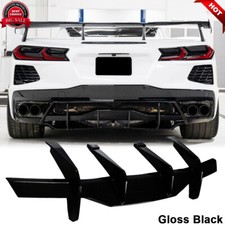 GLOSS BLACK REAR BUMPER