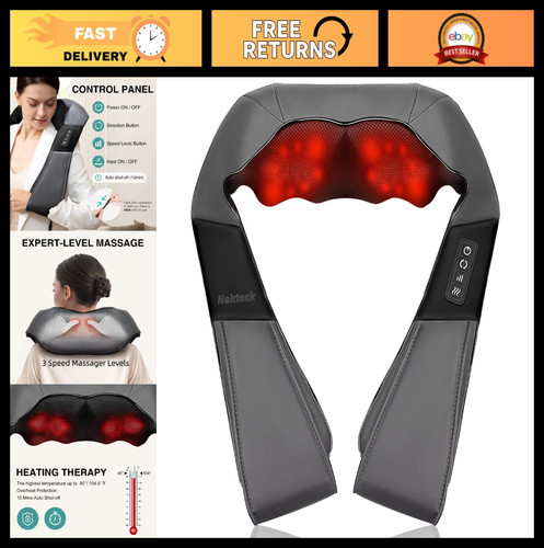 Shiatsu neck massager with - neck,