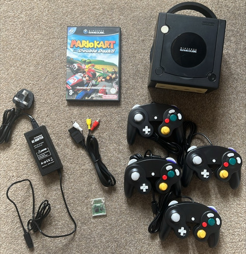 Gamecube console all wires - all,