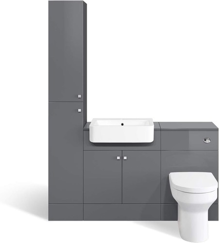 Vanity unit basin sink - sink, toilet