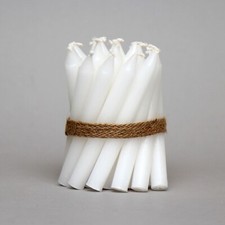 White Christingle Candles 4