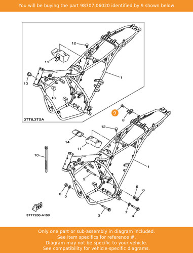 Yamaha screw flat head - yamaha, screw,