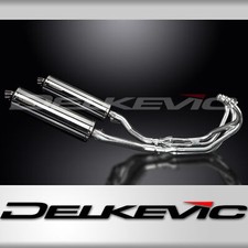 Yamaha XJ600 Diversion 1992-04 Complete Exhaust 4-2 18" Oval Stainless Mufflers