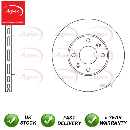 Brake disc front apec fits - front,