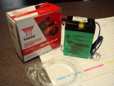 New 6N2-2A-1 Genuine YUASA Battery for Yamaha TT 350 TT 600 59X 2E98211019