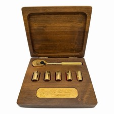 Mac Tools 1988 Collectors Club 50th Anniversary 24K Gold Plated Wrench Set #5595