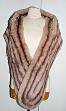 Vintage real fur stole wrap