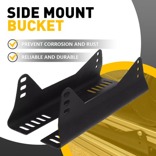 Racing bucket seat side mounts - side,