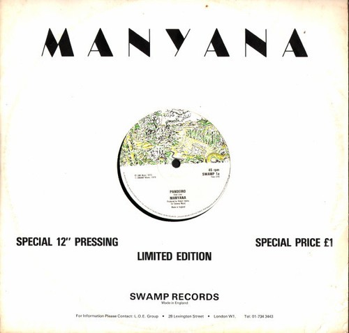 Manyana pandeiro disco - -, /