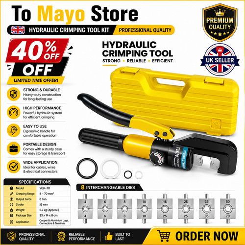 Dies hydraulic crimper set - hydraulic,