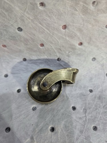 Antique vintage brass - brass, caster