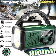 10000mAh Wind Up Solar Radio