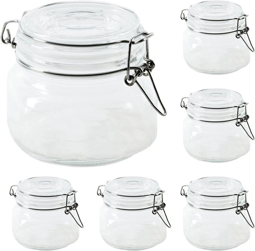 500ml clip top glass - x,