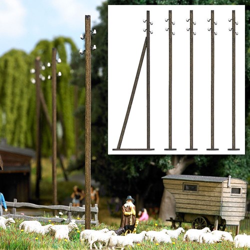 Wooden telegraph poles - wooden,