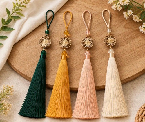 Decorative key tassels - decorative, tassels,