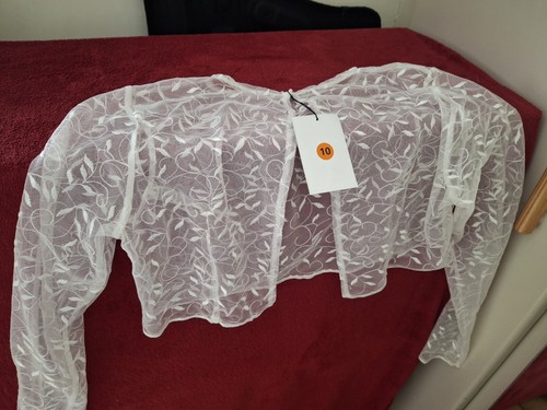 Wedding shrug pale cream - shrug,