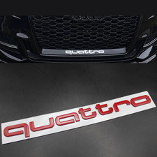 UK Red quattro Front Badge