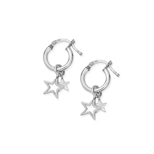 Chlobo silver double star - silver,