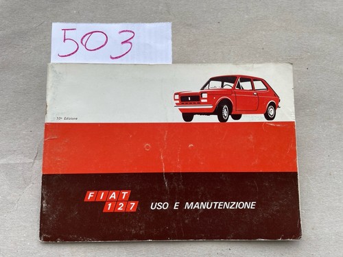 Use and maintenance - , booklet