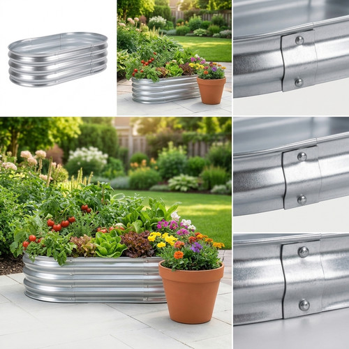 Galvanised steel grow - steel, box