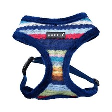 Puppia Dog Harness, Soft Warm Cushy, Crayon, Navy Blue Small Fits 12-15.5" Chest