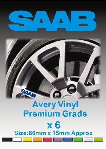 Saab alloy wheel vinyl - saab,