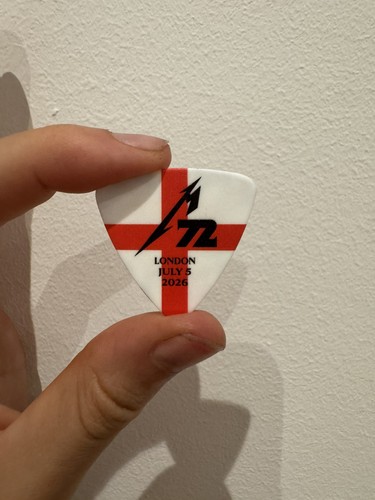 Rare metallica london guitar - metallica,