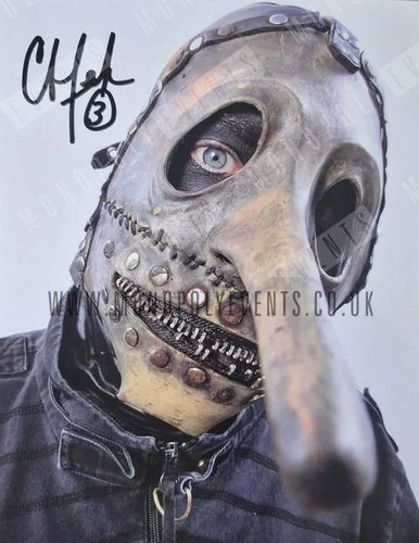 Chris fehn signed slipknot - chris,