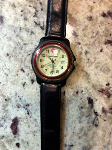 Swiss army quartz analog date - army,