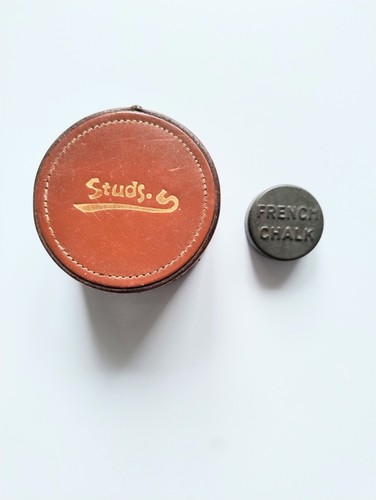 Job lot vintage leather round - leather,