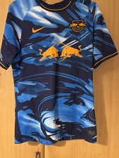 RB Leipzig Third 3rd Shirt 2020/2021 Classic Football Shirt Blue Nike S Red Bull