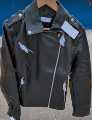 Mango faux leather jacket - mango,