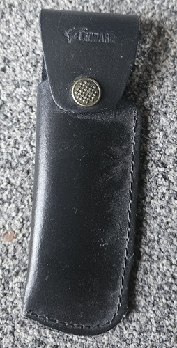 Leather knife sheath with belt - knife,