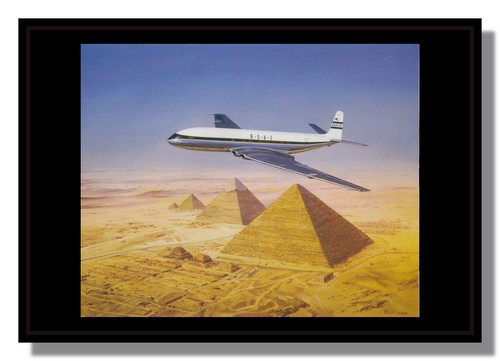 Boac havilland comet - boac, over
