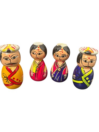 Hand painted wooden - hand,