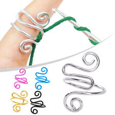 Crochet Tension Ring Adjustable Hook Ring Yarn Guides Crochet Ring Knitting Loop