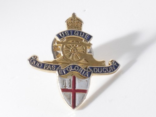 Royal artillery enamel lapel - enamel,