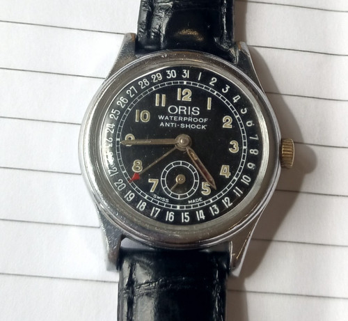 Rare vintage 1950s oris big - vintage,