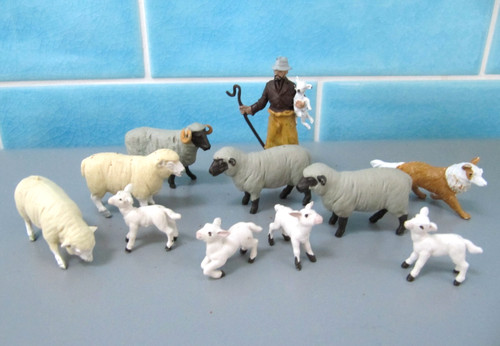 Vintage britains farm shepherd - vintage,