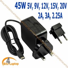 For HP ProBook 455R G6 9TV07EA USB-C 45W Power Supply AC Adapter Charger PSU