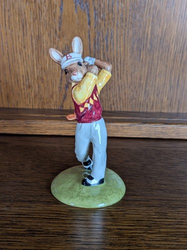 Royal doulton bunnykins golfer - royal,