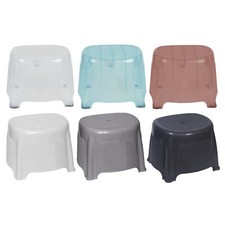 Non Slip Bath Stool Drainage Hole Portable Shower Seat Chair Bench Foot Rest