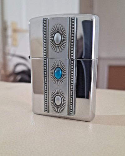 Ultra rare turquoise zippo - turquoise,