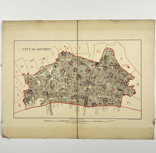1886 antique city london - city,