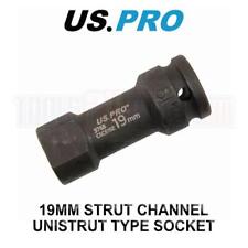 US PRO Tools 19mm Strut Channel Unistrut Type Socket  Length 72mm 1/2" DR 3768