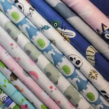 100% Brushed Cotton Fabric Tartan Winceyette Flannel Material 44" / 58" By Meter