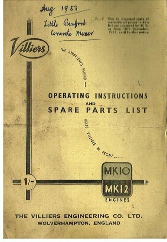 Villiers mk10 mk12 - villiers, (98cc)