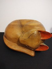 Large Hand Carved Wooden