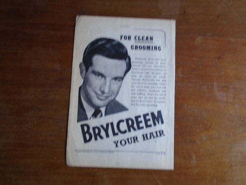 Vintage advert brylcreem - advert:,