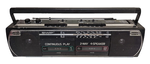Sharp 268 twin cassette - wq-268,